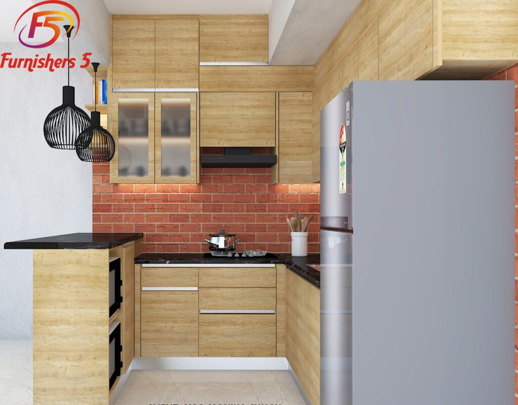 in this image modular U Shaped Kitchen